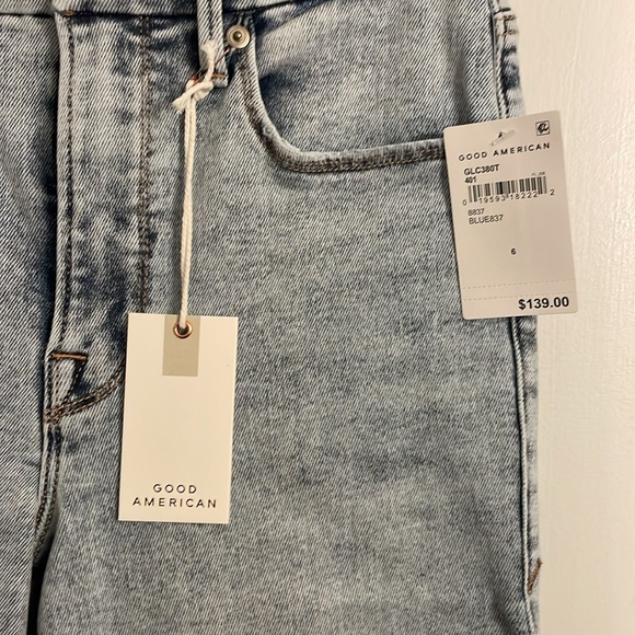 NWT GOOD AMERICAN good legs Skinny crop $139 retail size 6/ 28 - Picture 4 of 4